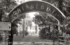 Brooksville FL Chinsegut Hill Sanctuary Estate Entrance RPPC Photo Postcard COPY