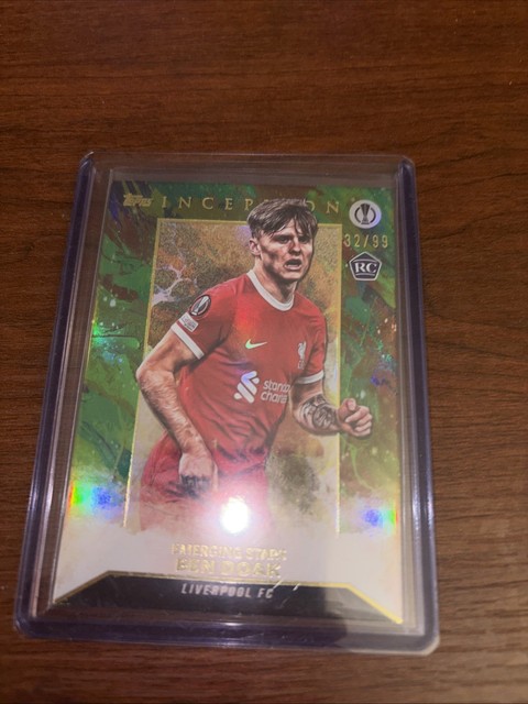 Ben Doak 2023-24 Topps Inception UEFA Club Competitions RC Green 32/99 [dbO92