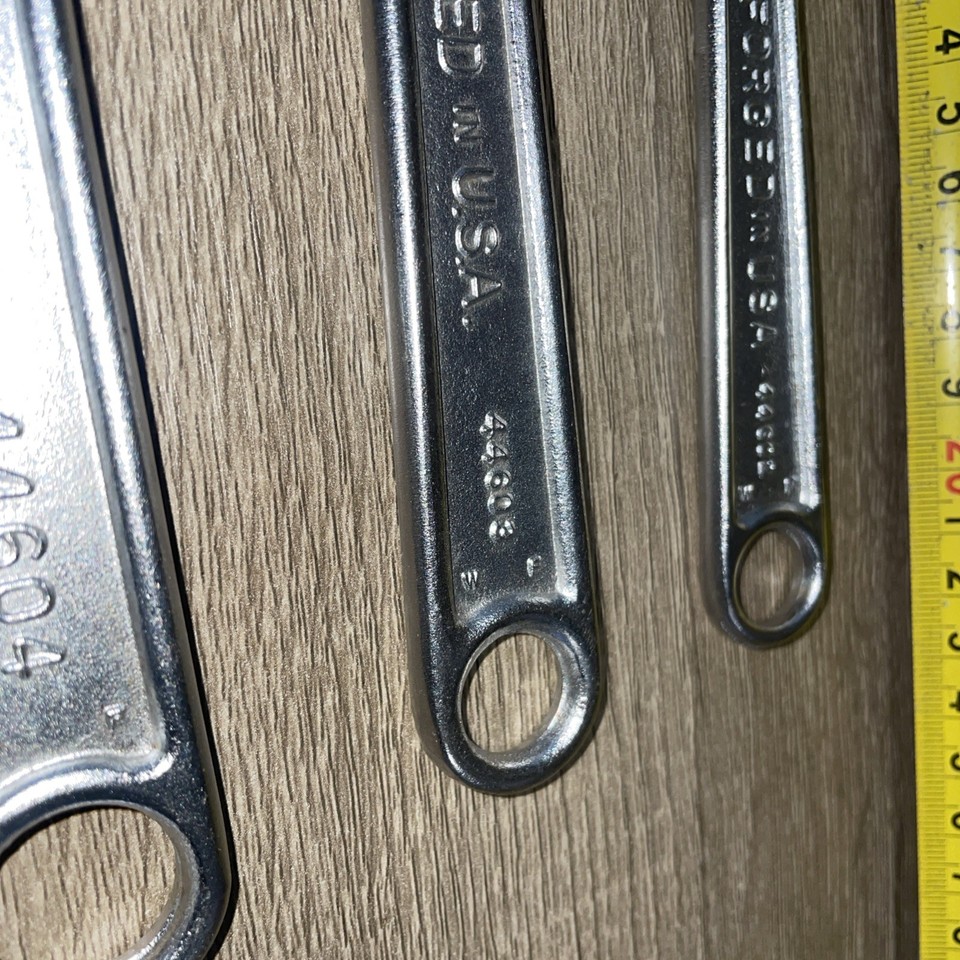 VINTAGE CRAFTSMAN USA ADJUSTABLE WRENCH SET 10