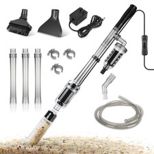 Hygger Electric Aquarium Gravel Cleaner 528Gph Fish Tank Vacuum 5-In-1