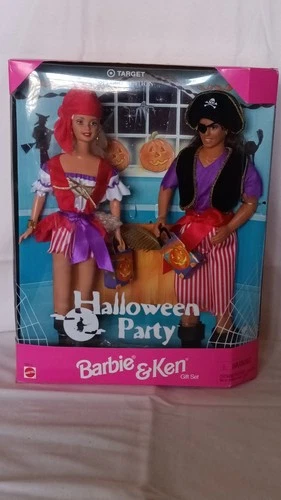 Vintage Mattel Barbie & Ken Halloween Party Special Edition Doll Gift Set 1998