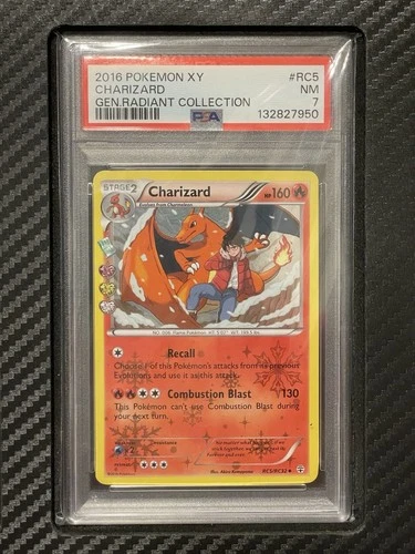 2016 PSA 7 Charizard #RC5 Generations Radiant Collection Pokemon TCG XY