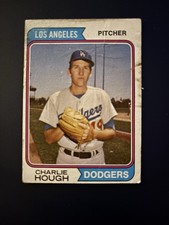 1974 Topps - Charlie Hough #408 Los Angeles Dodgers Free Shipping
