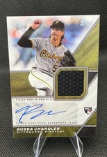 2026 Topps Series 1 Bubba Chandler #MLMA-BC Rookie Patch Auto (RC)