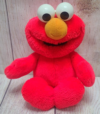 Vintage Tyco Sesame Street Plush Elmo Stuffed Animal Monster Red 9"