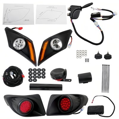 Golf Cart LED Deluxe Street Legal Light Kit For Yamaha The Drive2 2017-Up