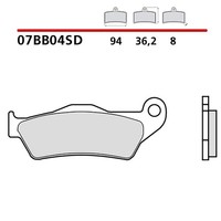 Brembo VORDERRADBREMSBELAGE-KIT Fur Ktm Sxs Racing 540 01-05-COD. 07BB04SD