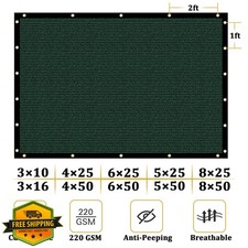 ShadeandBeyond 6'x50' Dark Green Privacy Fence Screen Mesh