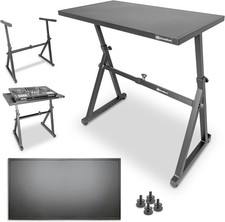 AxcessAbles KBS-FTT Adjustable Portable Keyboard Stand with Flat Tabletop