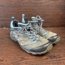 Merrell Womens Hiking Shoes Size 10 Gray Blue...