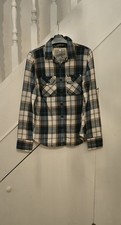 Image of Women's Superdry Lumberjack Twill Checked Shirt Size Small New Without Tags