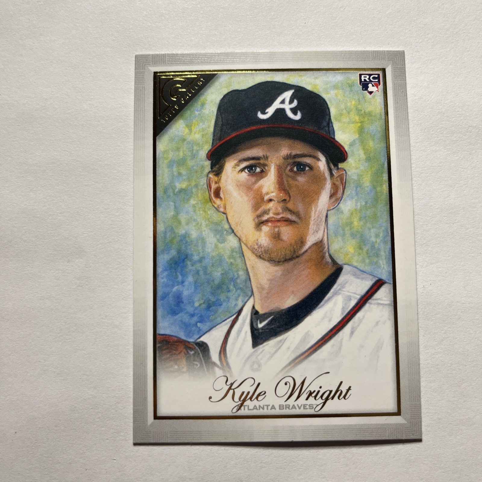 2019 Topps Gallery Base Card Kyle Wright Atlanta Braves RC (#97)