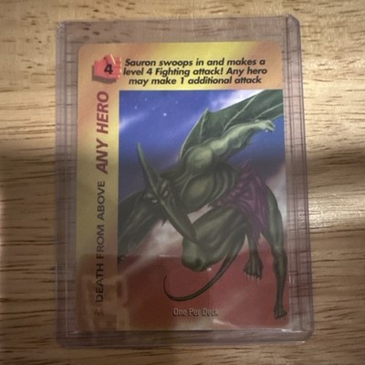 Fleer OverPower Death From Above Sauron 1995 Marvel Card