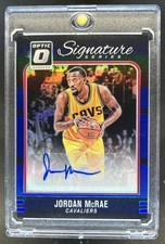 2016-17 Panini Donruss Optic Jordan McRae Signature Series Blue Auto #/25