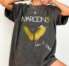 Image of Maroon 5 Love Is Like Tour 2025 Shirt, Vintage Concert T-Shirt, Maroon Five