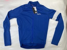 New Rapha Men's Long Sleeve Cycling Jersey Size Medium Blue
