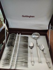 Servizio Posate X 12 Firmato Gottinghen N Pz . 75 Acciaio 18/10 