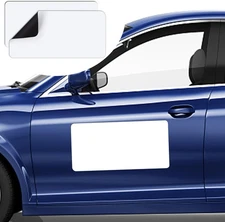 2-Piece Blank Car Magnets, 24x12-inch Door Magnetic Sign