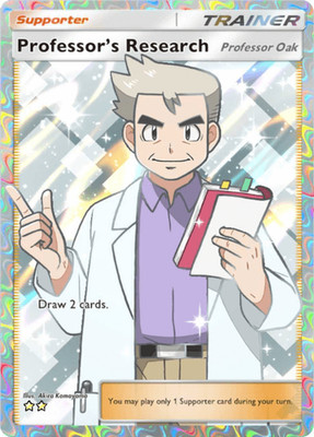 Professor Oak FA (  ) - Deluxe Pack EX A4b (Digital Card Pokémon TCGP) read desc