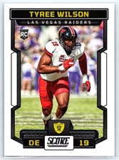 2023 Score #372 Tyree Wilson RC - Las Vegas Raiders