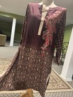 New Pakistani Indian Designer Shalwar Kameez Kurta Sari Top Shirt Tunic Kaftan L — photo 3