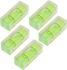 Mini Wasserwaage Set 5 St&uuml;ck f&uuml;r pr&auml;zises Nivellieren, kleine Libelle, Taschenfo