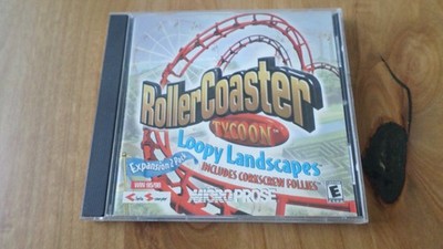 Roller Coaster Tycoon Loopy Landscapes Corkscrew Expansion 2 Pack PC CD-ROM Game