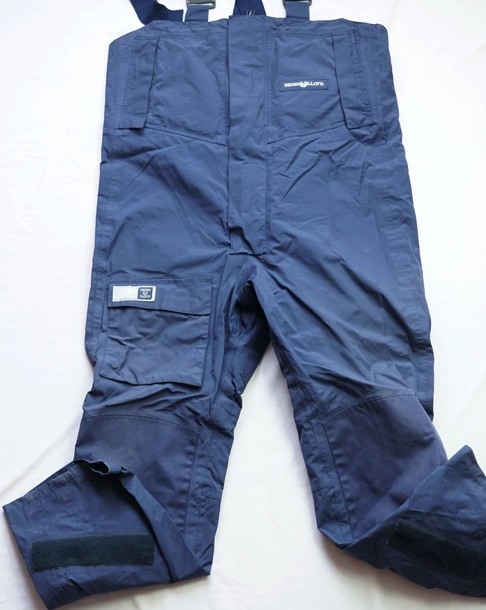 Henri Lloyd Waterproof Overalls Trousers mens Bib Sailing Pants size L Large