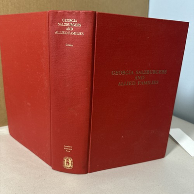 #ad #ad Georgia Salzburgers amp; Allied Families 1984 Family History Genealogy Book Rare $59.00