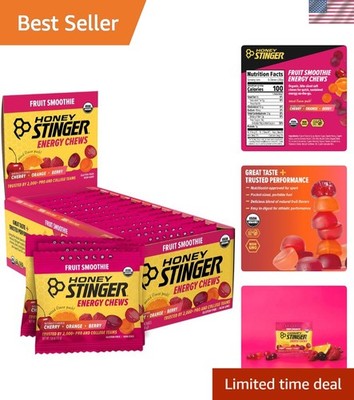 Ultimate Sports Nutrition: Gluten-Free Organic Fruit Smoothie Chews, 12 Count