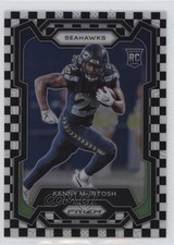 2023 Panini Prizm Rookies Black & White Checker Prizm Kenny McIntosh #391 0rd2
