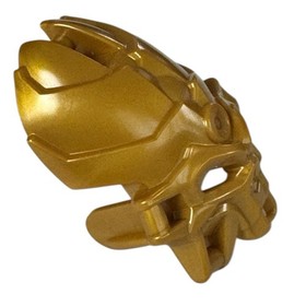 Lego Bionicle Golden Mask of the Skull Spiders Creature Pearl Gold 20251