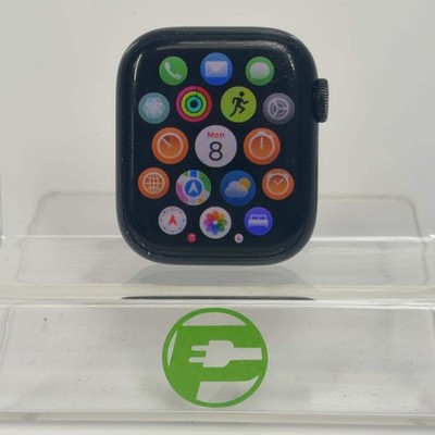 GPS Only Apple Watch Series 7 41MM Black Aluminum MKMX3LL/A Face Only