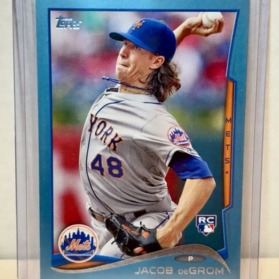 2014 Topps Update Jacob deGrom Walmart Blue Border Rookie RC US-50 Mets Baseball