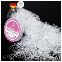 Durchsichtige Mini-Haargummis 2000 StüCk FüR ZöPfe, Elastisch, Klar, 30X2 Mm