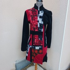 manteau  DESIGUAL en velours ras taille 40 ( 38 voir mesures)TBE