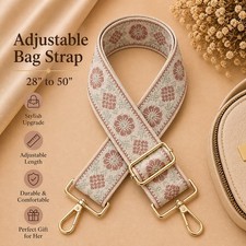 Purse Strap Replacement Crossbody Adjustable Woven Bag Strap