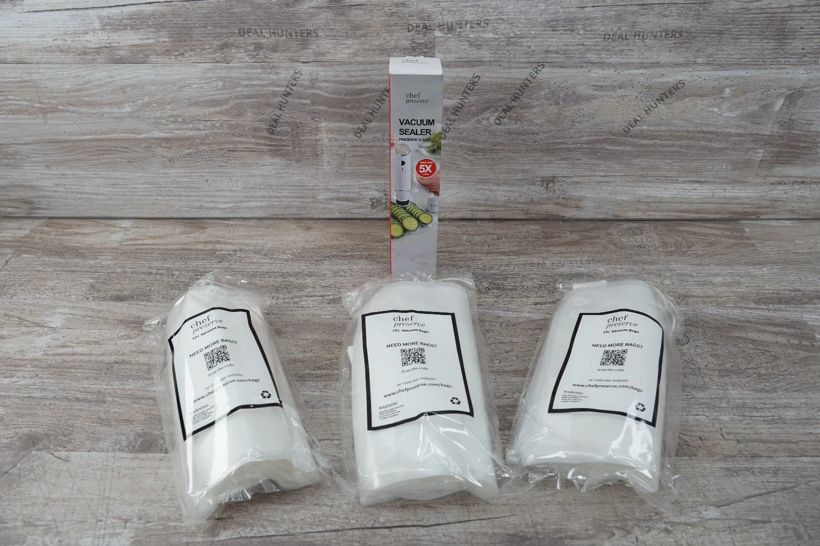 Chef Preserve Compact Vacuum Sealer Machine +30 Bags NEW OPEN BOX
Opens in a new window or tab