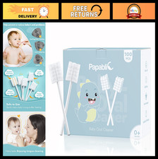 Baby Tongue Cleaner Oral Care Wipes, Disposable Infant Mouth Cleaners, 100 Pac