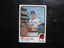 1973 Topps # 482 Rick Reuschel Rookie Card Chicago Cubs Nice Ex-Nm. rookie card picture