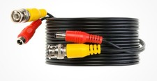 CCTV BNC Video Power Cable for Security Camera DVR 100FT Plug Play