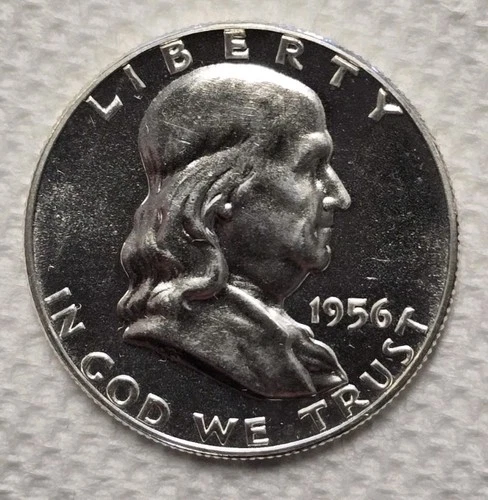 1956 Proof Franklin Half Dollar
