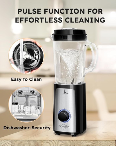 Multifunctional 5 in 1 Electric Blender & Food Processor - Ideal for Smoothies - Picture 11 of 11