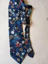 Mickey Mouse Sports - soccer, basketball - Men's Tie - 58" app.