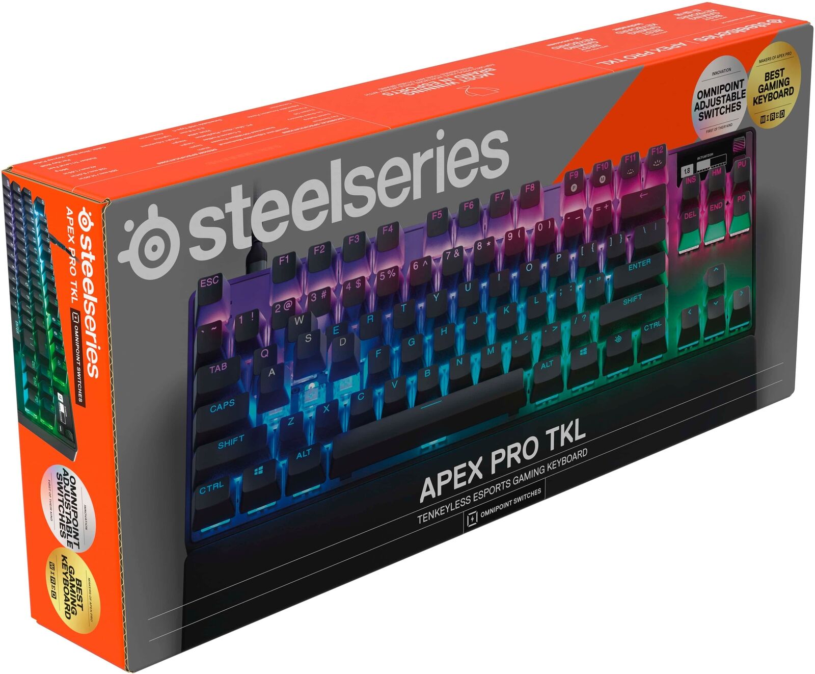 SteelSeries - Apex Pro Full Size Wired Mechanical OmniPoint Adjustable –  eSport Certified