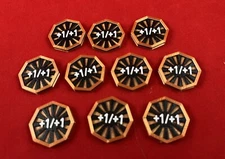 +1/+1 Counters (10) - Compatible with Universal Counters Set for Magic