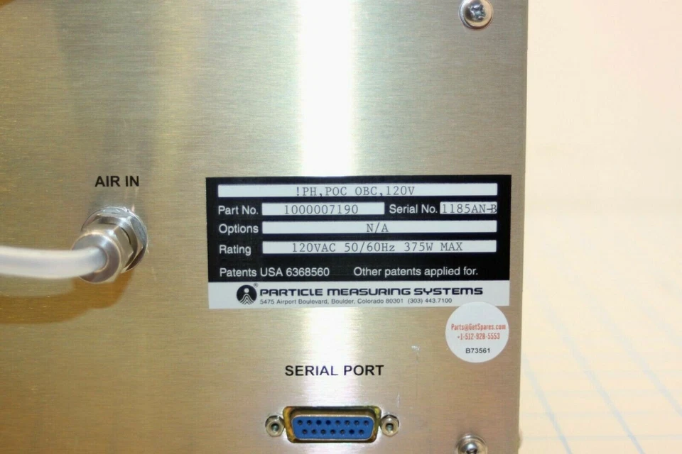 1000007190 /	POC, OBC MODULE UNIT, 120V 375W MAX, / PARTICLE MEASURING SYSTEMS - Image 2 of 4