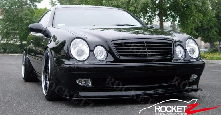 Labio delantero estilo euro mercedes-benz clk c208 w208 brs 97-02 ee. uu. canadá Foto 4 de 4