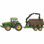 SIKU 1954 Tractor with forestry trailer 1:50