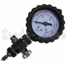 Scuba Choice 2" Intermediate Pressure Gauge  Release Valve   300 PSI